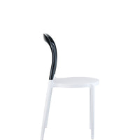siesta mr bobo chair white/black 3