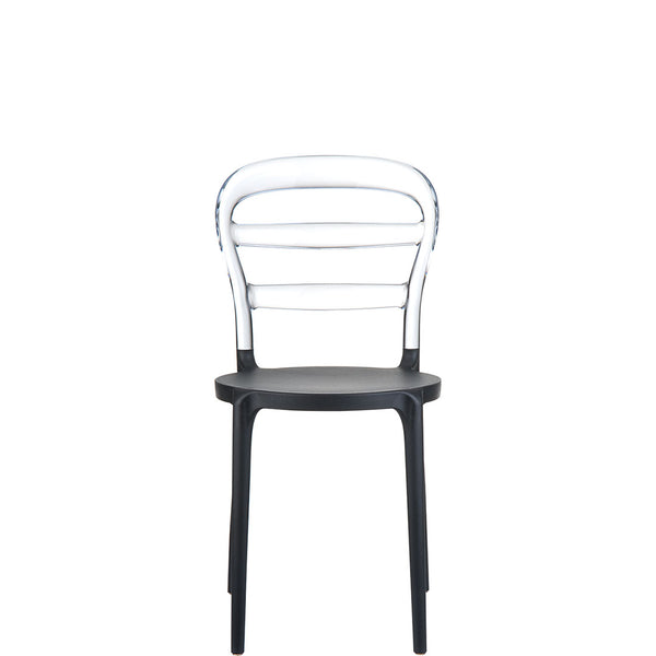 siesta miss bibi chair black/clear