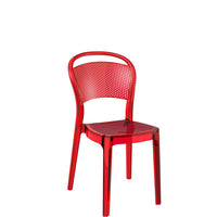 siesta bee outdoor chair red transparent 3