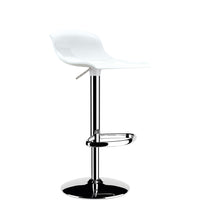 siesta aria breakfast bar stool gloss white 1