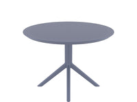 siesta sky round table dark grey 2