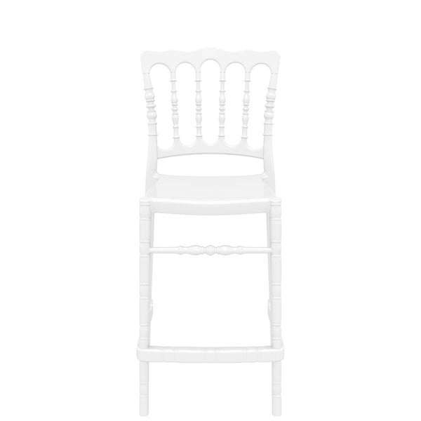 siesta opera bar stool 65cm white