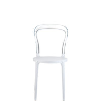 siesta mr bobo chair white/clear