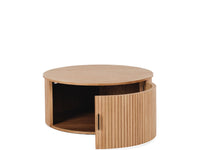 telsa round wooden coffee table 1