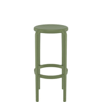 siesta tom bar stool 75cm olive green 2