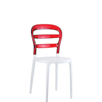 siesta miss bibi chair white/red 5