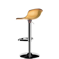 siesta aria bar stool transparent amber 3