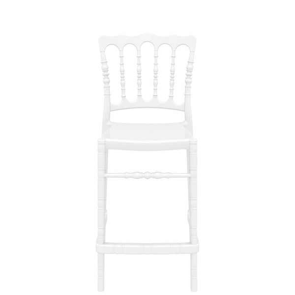 siesta opera kitchen bar stool 65cm white