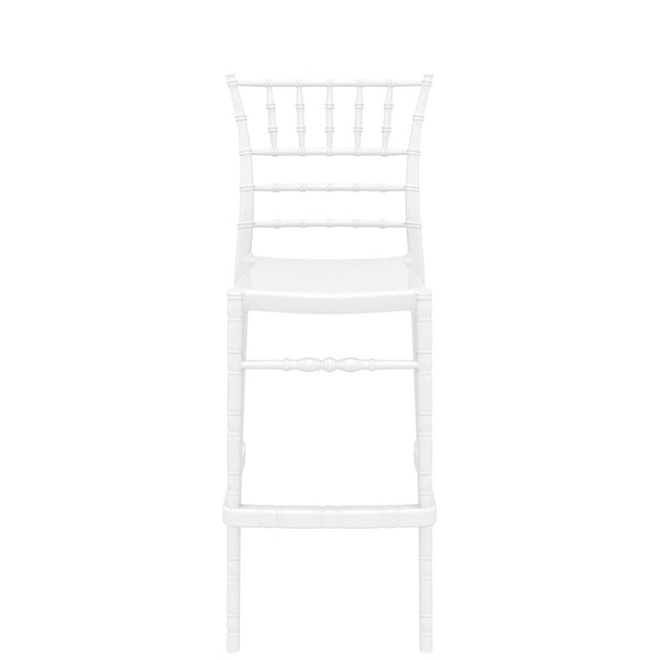siesta chiavari outdoor bar stool 75cm white
