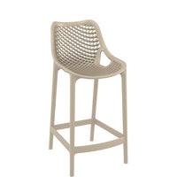 siesta air outdoor bar stool 65cm taupe 3