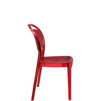 siesta bee outdoor chair red transparent 1