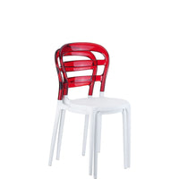 siesta miss bibi chair white/red 3