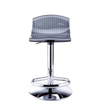 siesta aria breakfast bar stool transparent black 1