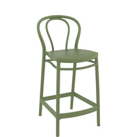 siesta victor bar stool 65cm olive green 4