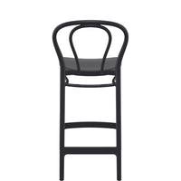 siesta victor bar stool 65cm black 3