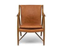 madrid armchair cognac leather