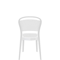 siesta bee commercial chair gloss white 4