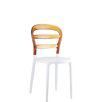 siesta miss bibi chair white/amber 1
