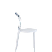 siesta mr bobo chair white/clear 1