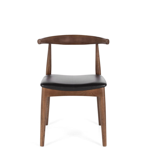 elbow wooden chair deep oak