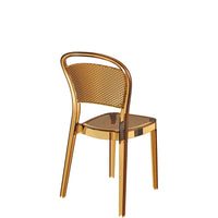 siesta bee commercial chair amber transparent 3