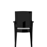 siesta arthur commercial armchair gloss black 4
