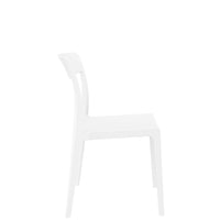siesta flash commercial chair gloss white 2