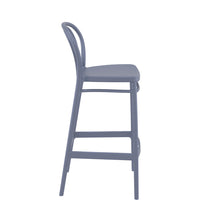 siesta victor bar stool 75cm dark grey 4