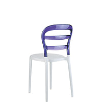 siesta miss bibi chair white/violet 1