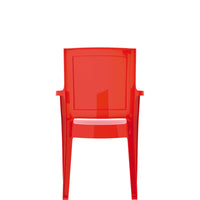 siesta arthur commercial armchair gloss red 4