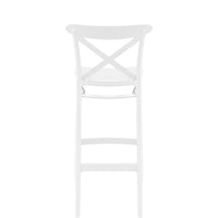 siesta cross bar stool 75cm white 4