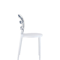 siesta miss bibi chair white/clear 3