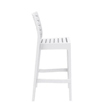siesta ares commercial bar stool white 4