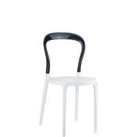 siesta mr bobo chair white/black 2