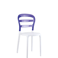 siesta miss bibi chair white/violet 2