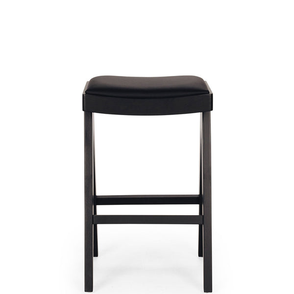 allegra bar stool black oak 