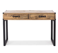 forged wooden console table 6