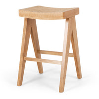 allegra breakfast bar stool 65mm natural oak 2