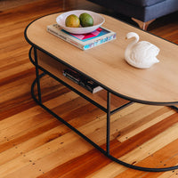 dekota wooden coffee table natural oak 5