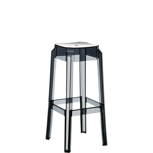 siesta fox commercial bar stool black