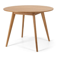 paris wooden dining table 100cm round 1
