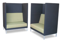 bling upholstered privacy booth 2