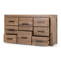 relic 8 drawer wooden dresser 1