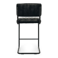 berm upholstered stool velvet anthracite 5