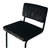 berm upholstered stool velvet anthracite 3