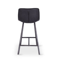 vintage upholstered stool vintage grey 4
