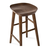 rivera wooden bar stool deep oak 4