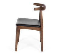 elbow commercial chair deep oak 2
