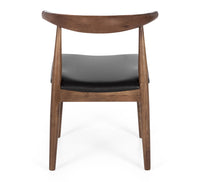elbow commercial chair deep oak 3