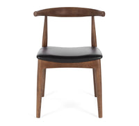 elbow wooden chair deep oak 5